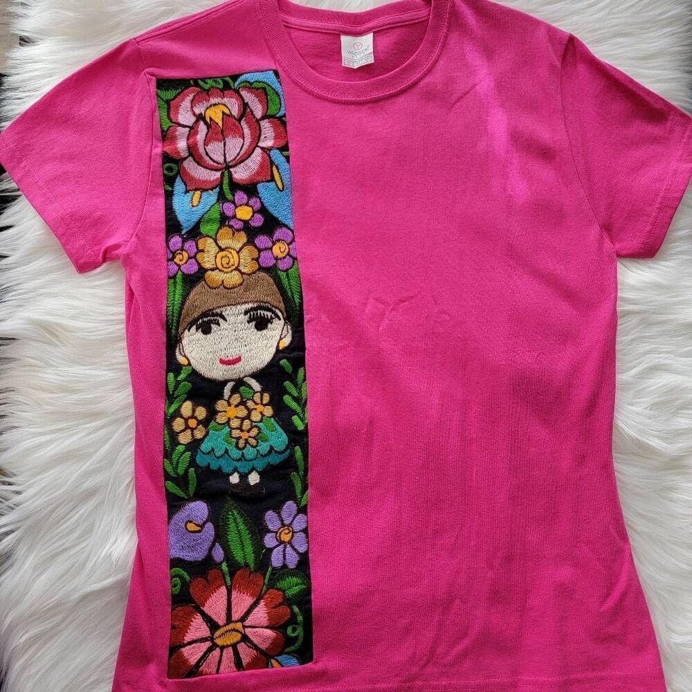 Mexican Frida Kahlo T-Shirt for Woman